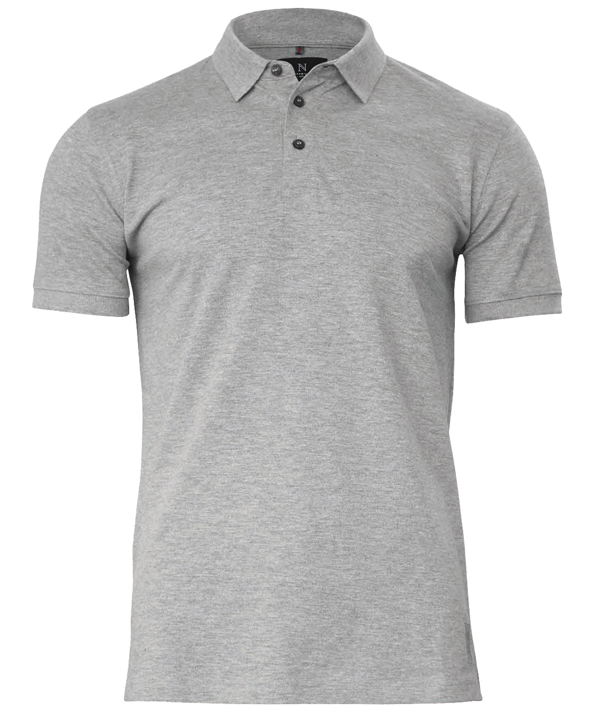 Polos - Harvard Stretch Deluxe Pikétröja Grey Melange