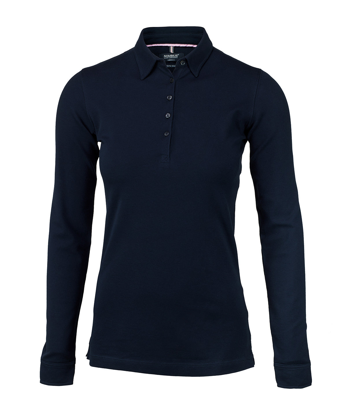 Polos - Elegant långärmad dam-polo Dark Navy