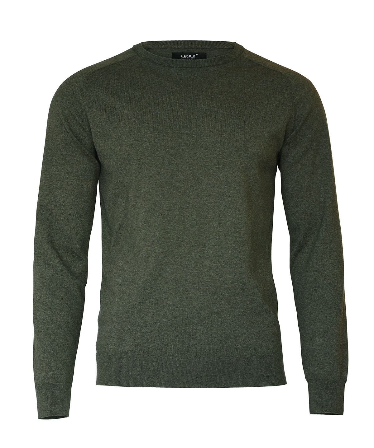 Knitted Jumpers - Brighton Olive Melange