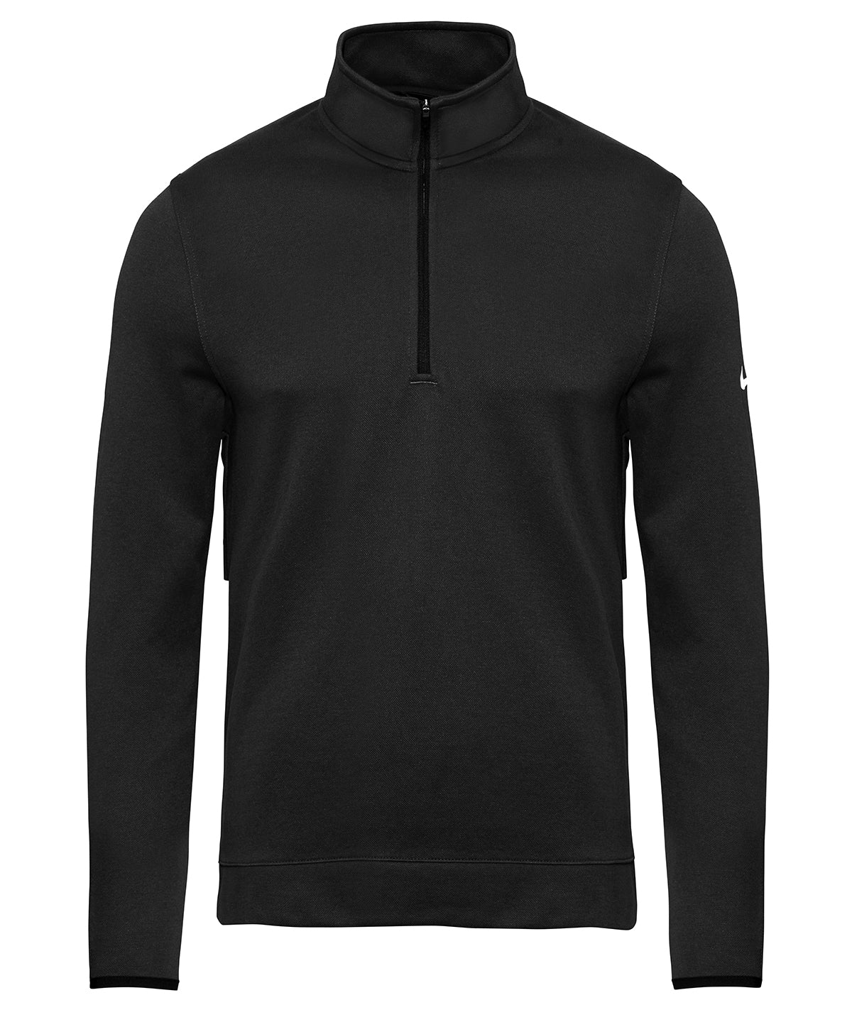 Sports Overtops - Nike Tour Halvdragkedja Piqué Linne Black White