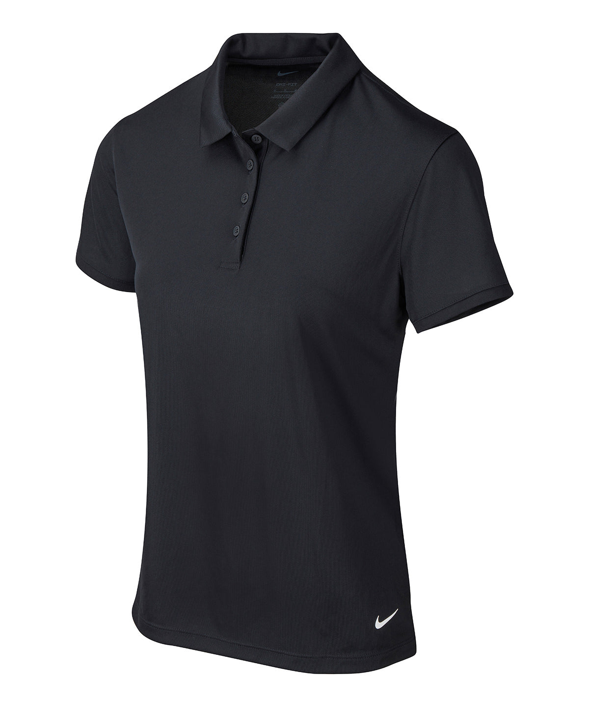 Polos - Nike Dri-FIT Victory Solid Pikétröja för Damer Black White XL