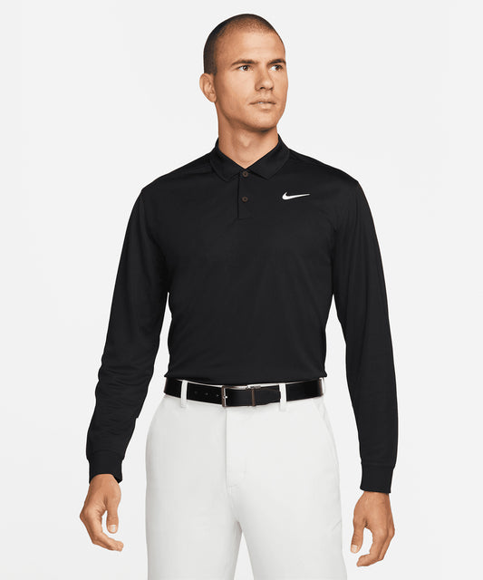 Polos - Nike Dri-FIT Victory långärmad pikétröja för herrar