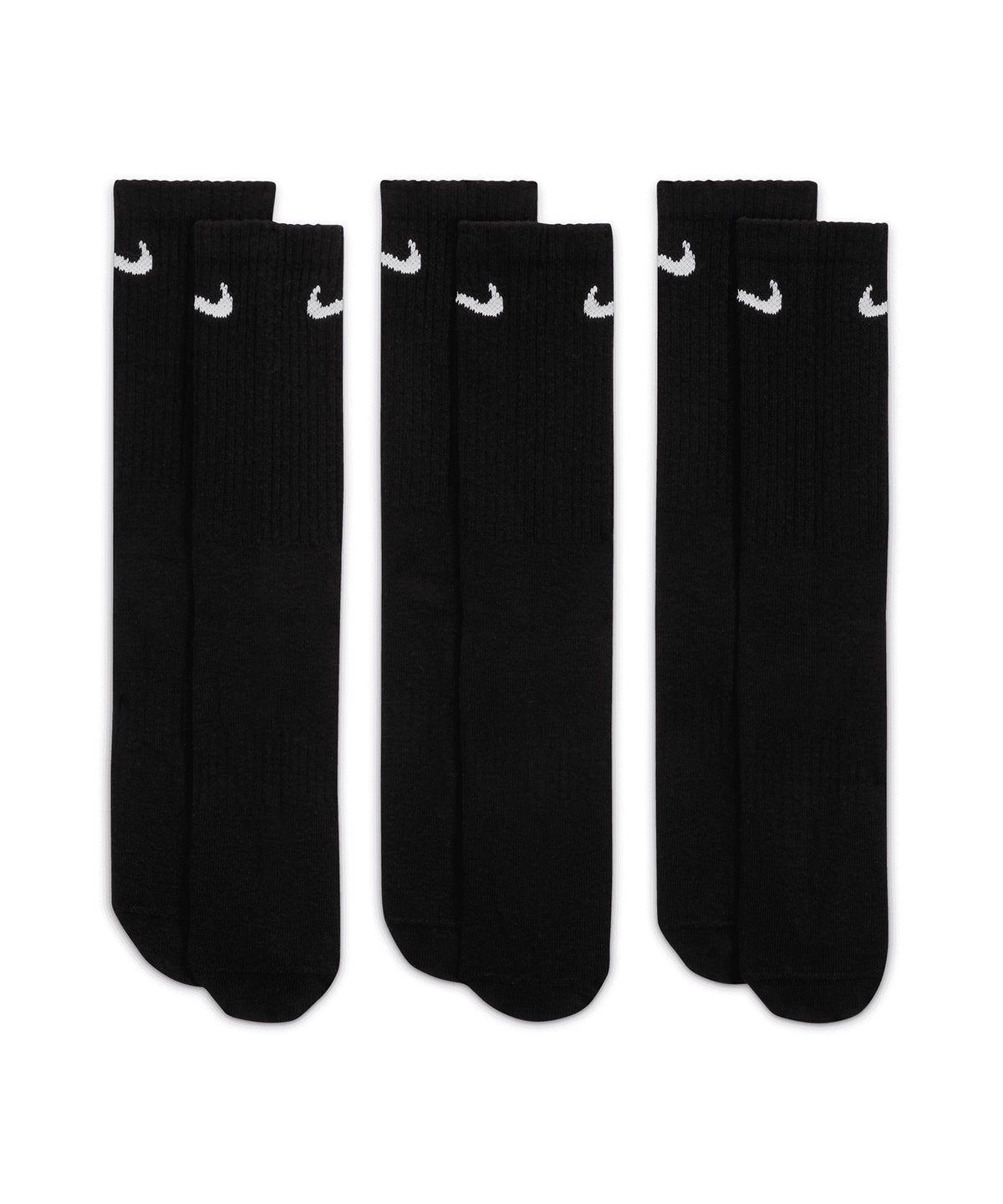 Socks - Nike Vardagsstrumpor (3 par) Black White