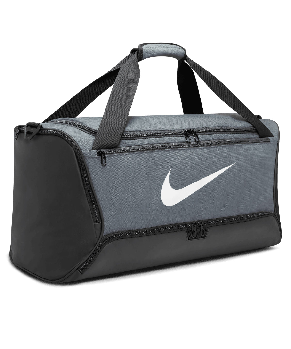 Bags - Nike Brasilia 9.5 Träningsväska Medium Grey Black White One size