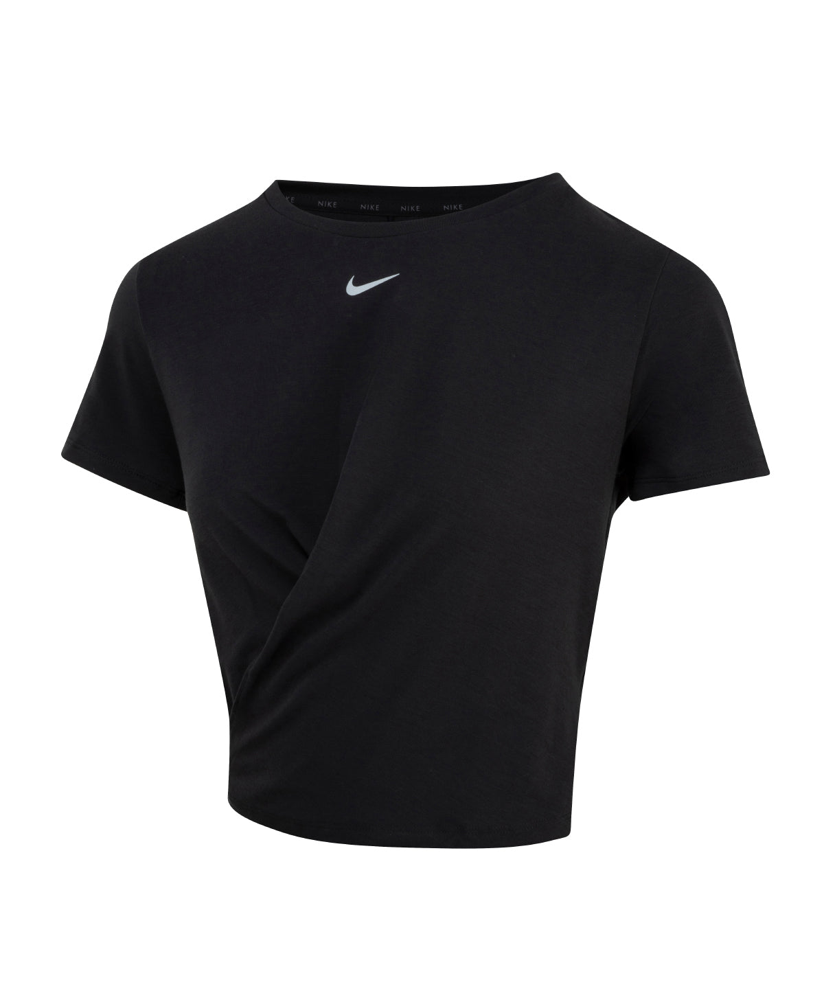 T-Shirts - Nike One Luxe Dri-FIT kortärmad topp för damer Black Reflective Silver XXS