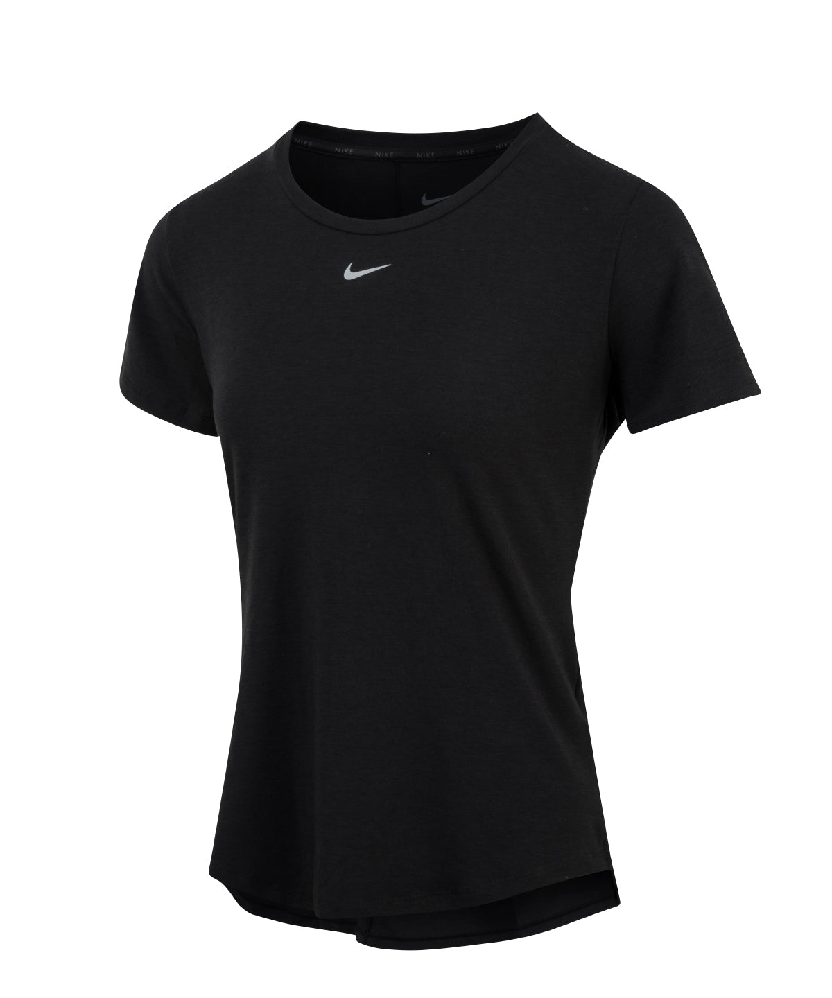 T-Shirts - Nike One Luxe Dri-FIT kortärmad topp för damer Black Reflective Silver