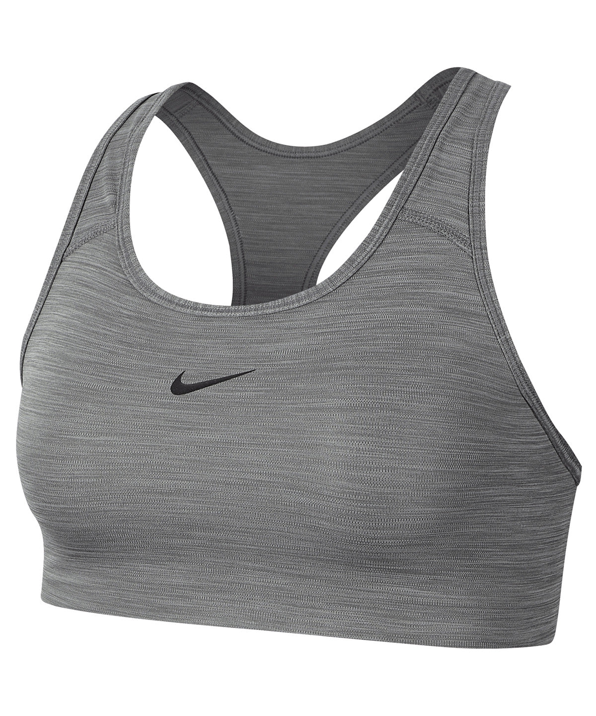 Bras - Nike Dri-FIT Swoosh Linne-BH för Damer Smoke Grey Heather Black L