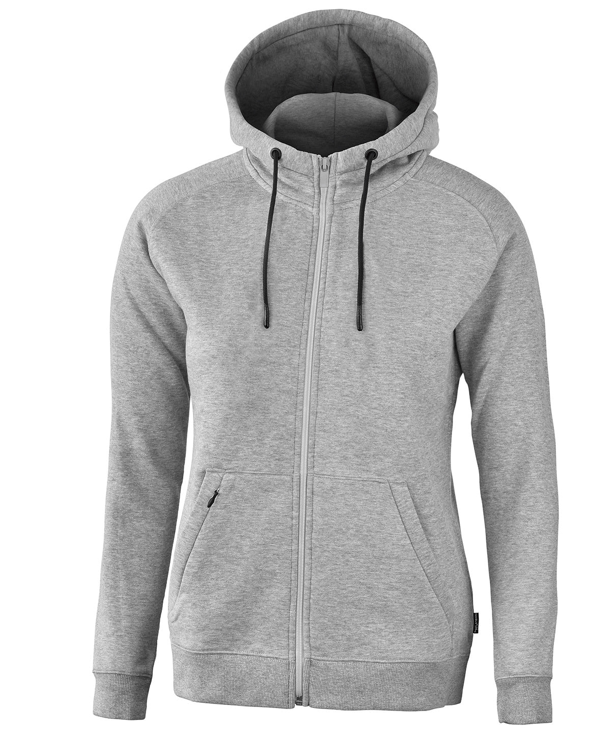 Sweatshirts - Elegant och Funktionell Dam-Hoodie med Dragkedja Grey Melange