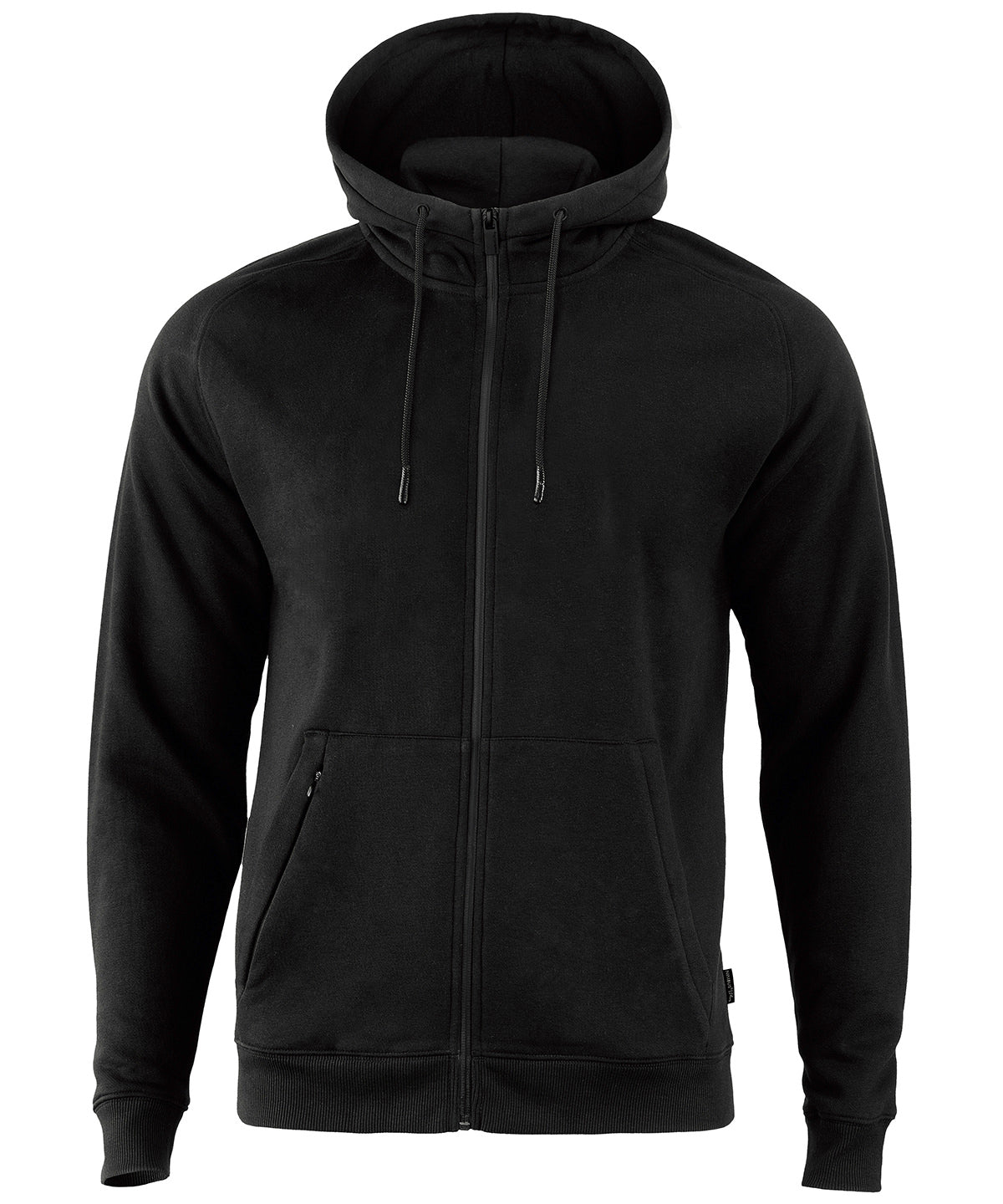 Sweatshirts - Sportig och Stilren Full-Zip Huvtröja Black