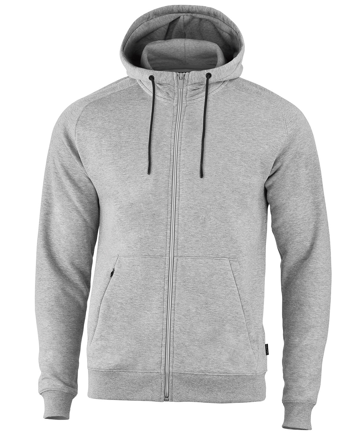 Sweatshirts - Sportig och Stilren Full-Zip Huvtröja Grey Melange