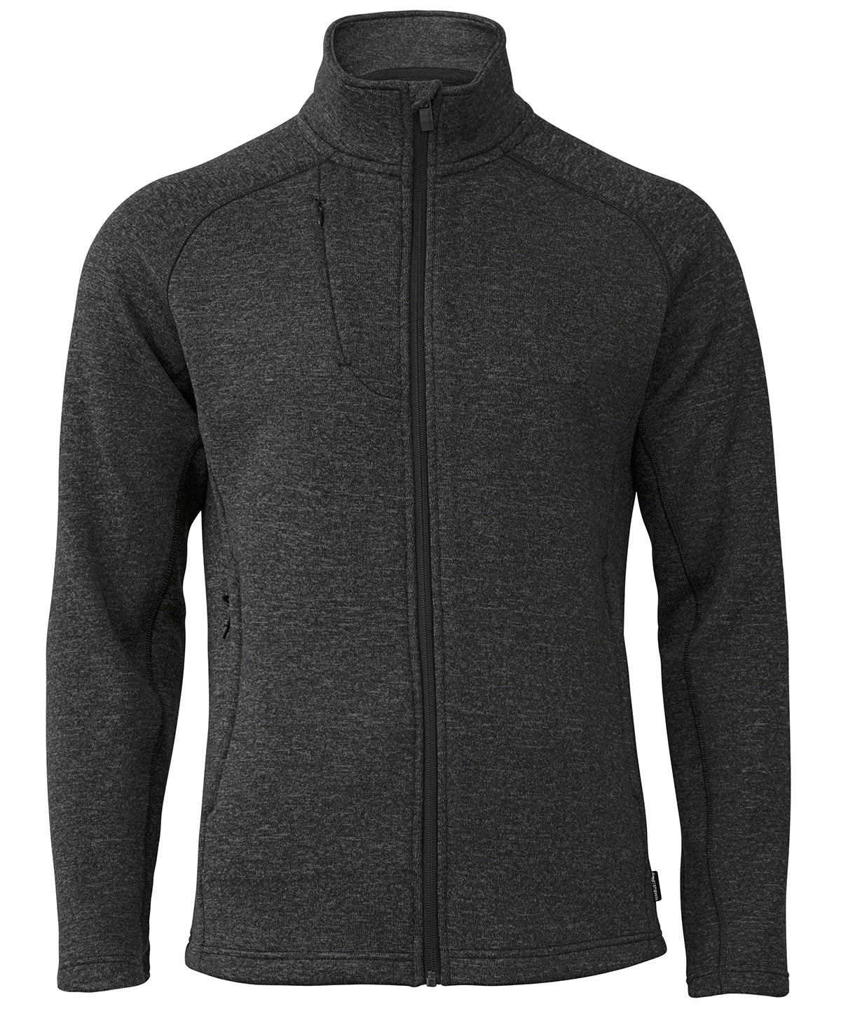 Fleece - Sickad Fleecejacka Dark Grey Melange