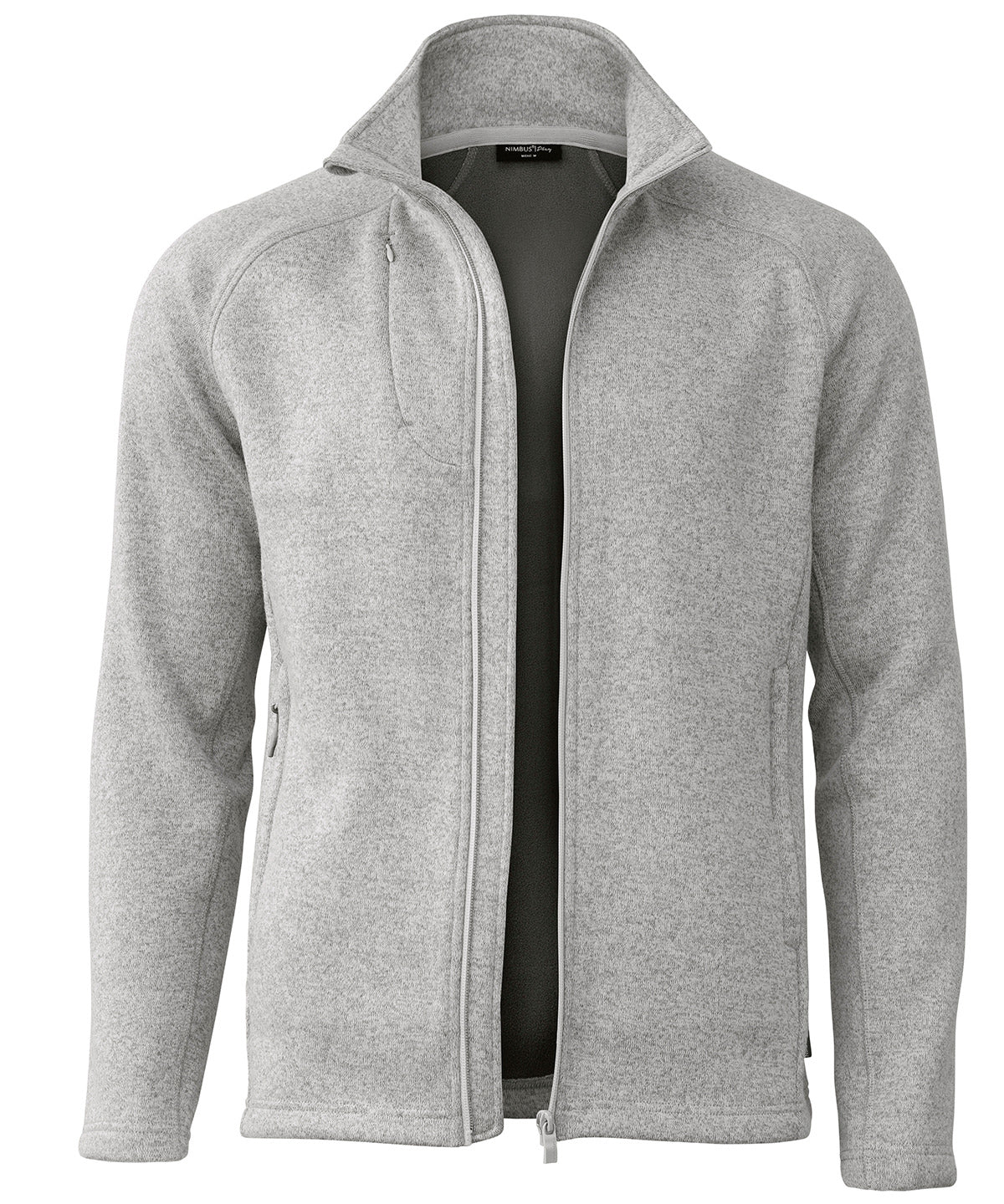 Fleece - Sickad Fleecejacka Light Grey Melange