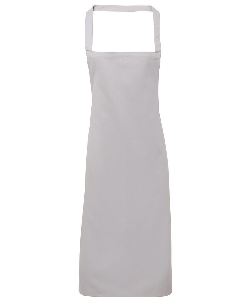 Aprons - Premier PR102: Organic Cotton Förkläde Silver Grey One size