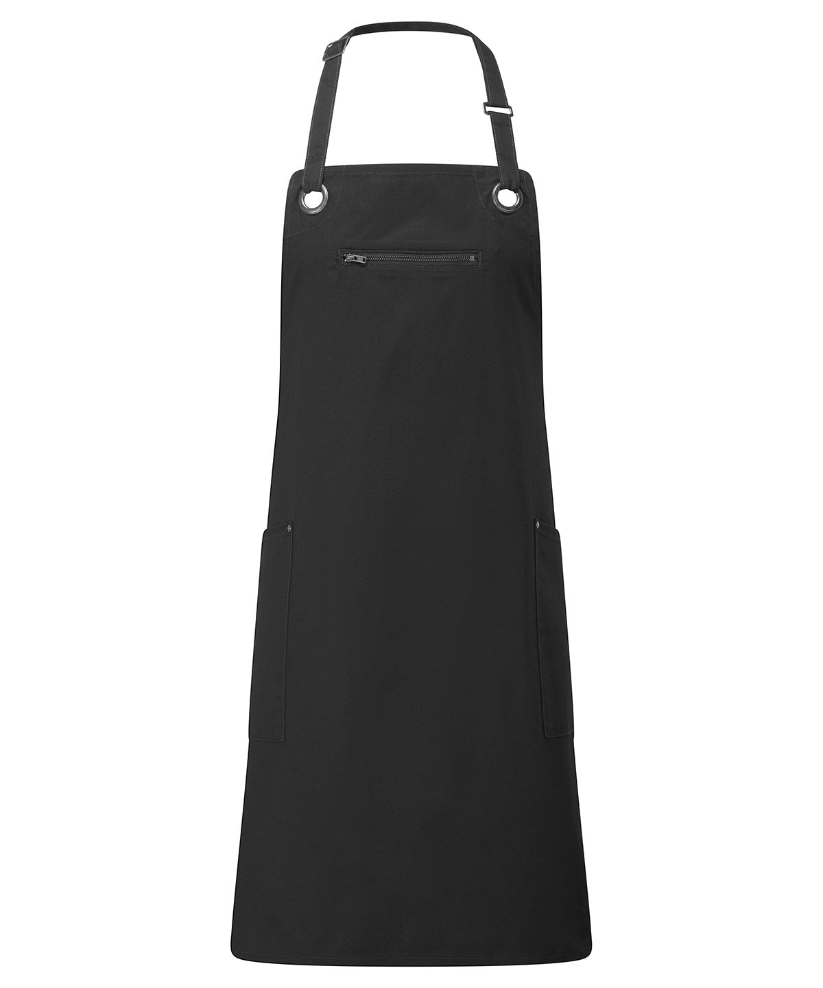 Aprons - Barley Kontraststitch Bib Förkläde Black Charcoal One size