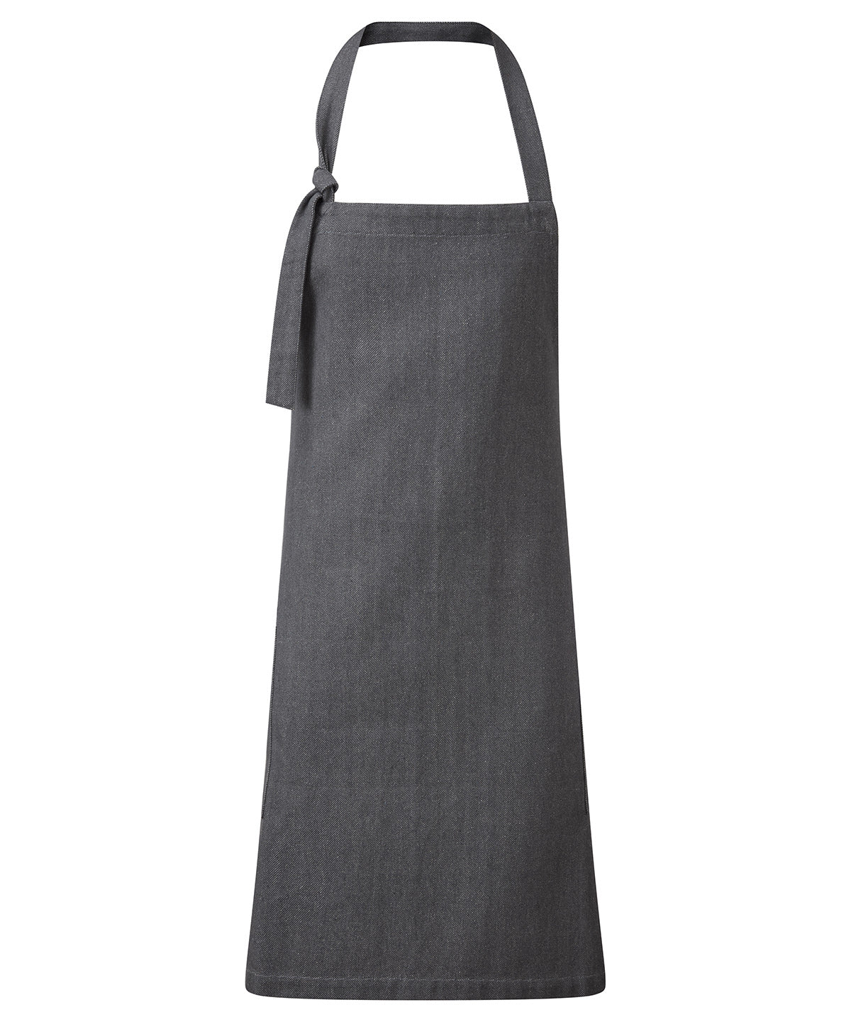 Aprons - Regenerate bib-förkläde av återvunnen denim för en hållbar look Grey Denim One size