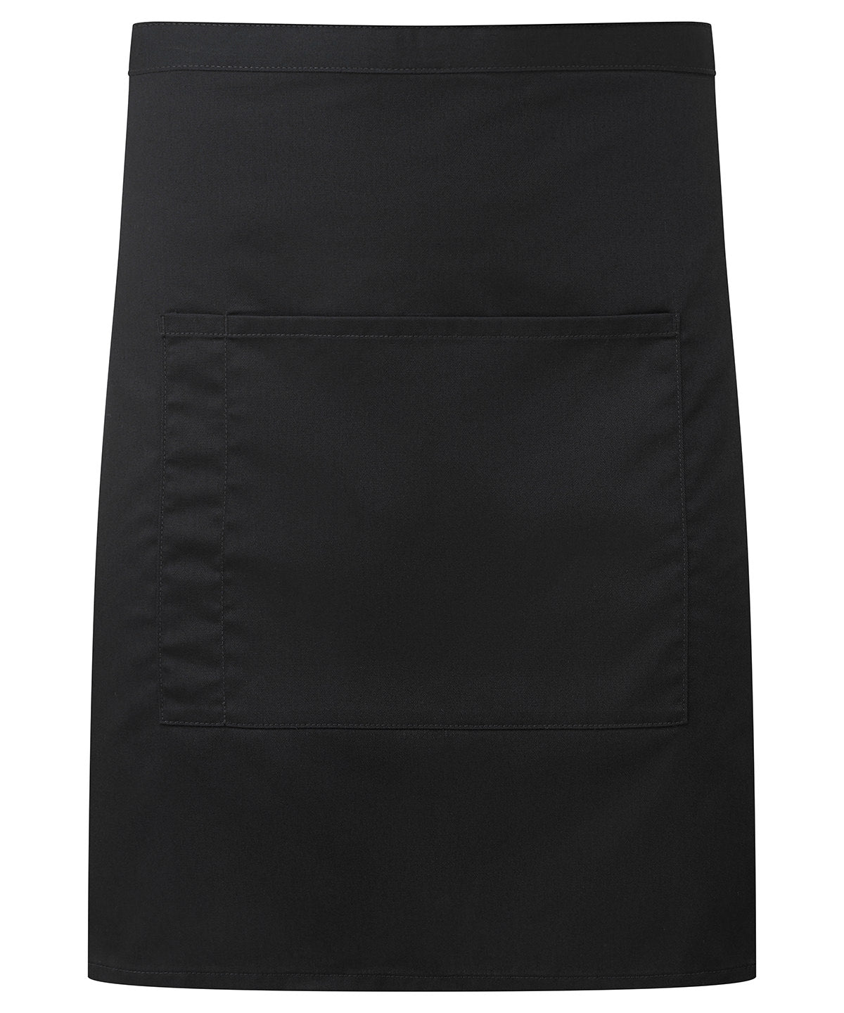 Aprons - Mellanlångt Fickförkläde Black One size