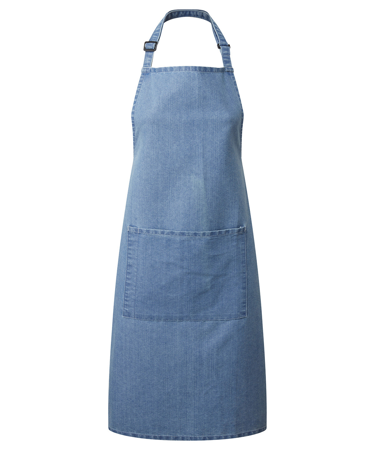 Aprons - Klassiskt Bib-Förkläde med Ficka Blue Denim One size