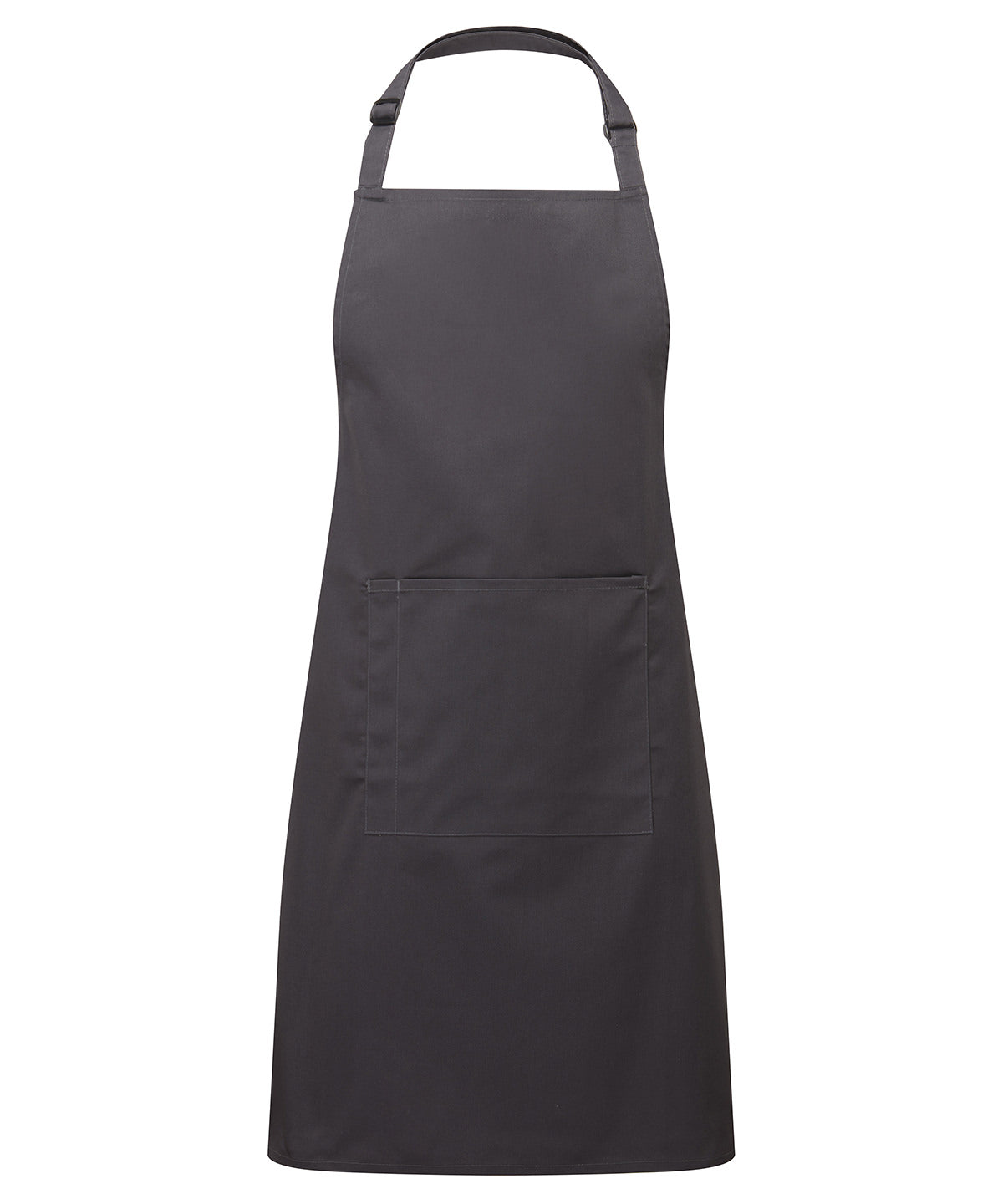 Aprons - Klassiskt Bib-Förkläde med Ficka Charcoal One size