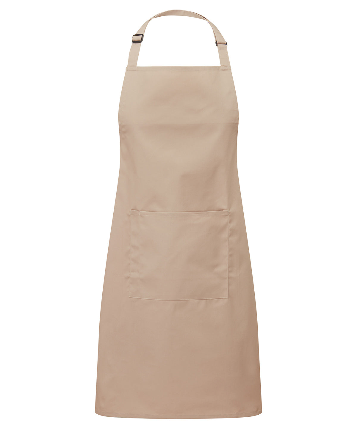 Aprons - Klassiskt Bib-Förkläde med Ficka Latte One size