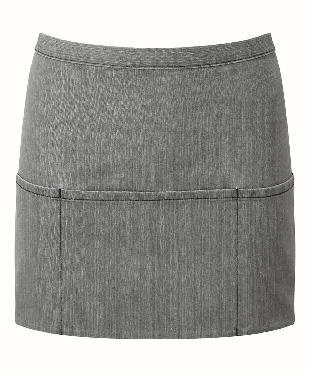 Aprons - Unisex barförkläde med ficka och pennhållare för enkel hantering Grey Denim One size