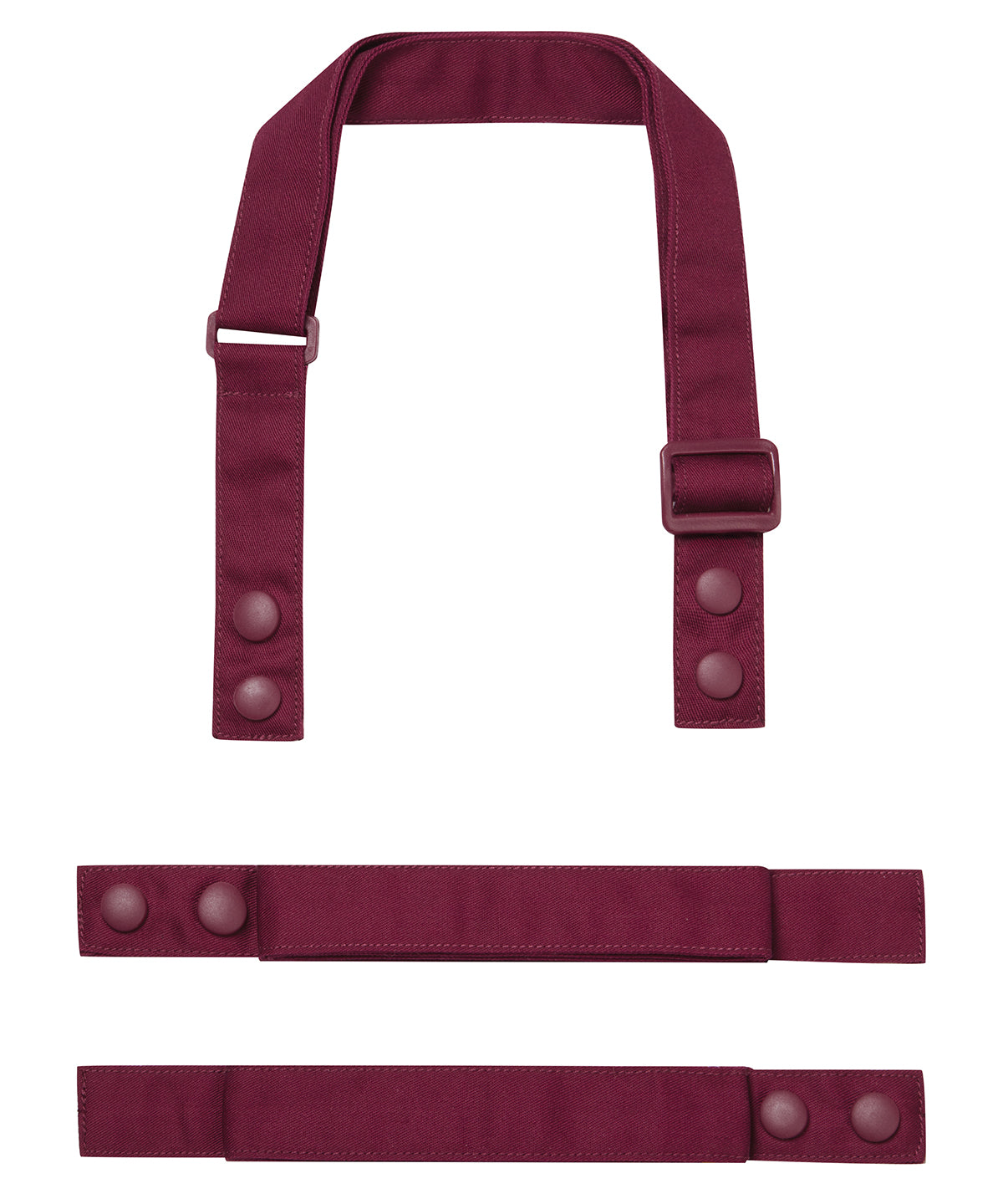 Aprons - Anpassningsbart förkläde Burgundy One size