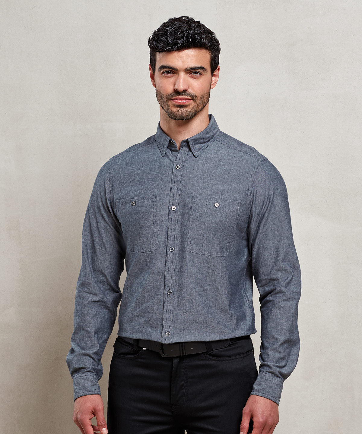 Shirts - Herrskjorta i Chambray