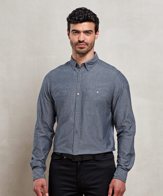 Shirts - Herrskjorta i Chambray