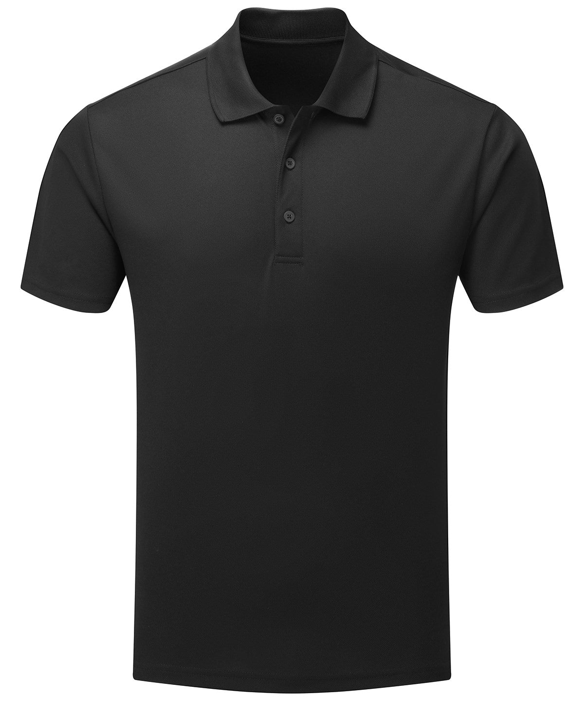 Polos - Coolchecker plus piqué polo för dam Black