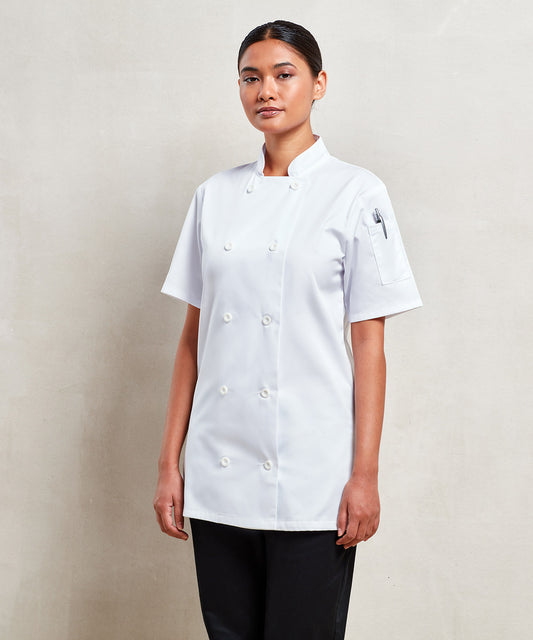 Chef Jackets - Dam Kortärmad Kockjacka