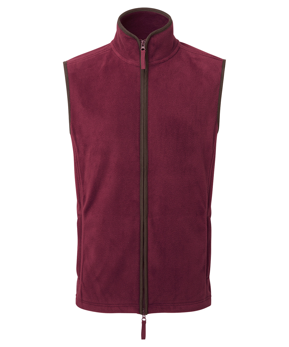 Fleece - Artisan fleece linne Burgundy Brown