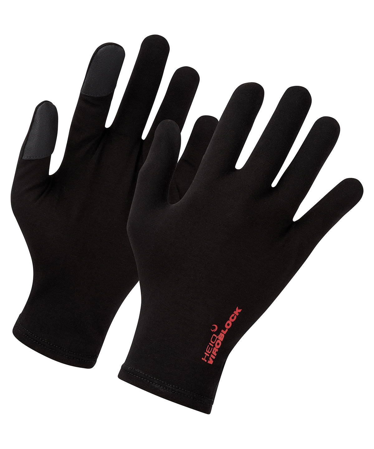 Gloves - Touchhandskar med HeiQ Viroblock Black