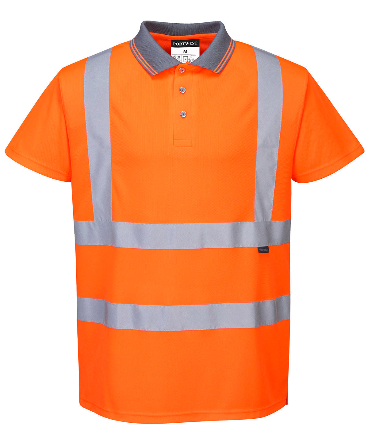 Polos - Hi-vis kortärmad pikétröja för herrar