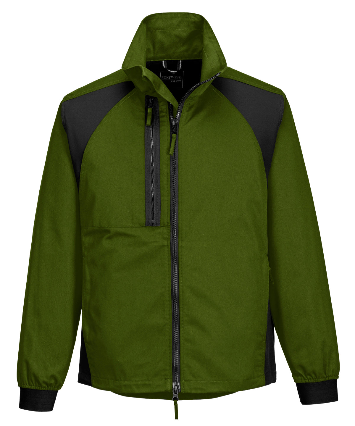 Jackets - Innovativ Stretch-Arbetsjacka för Vuxna Olive Green