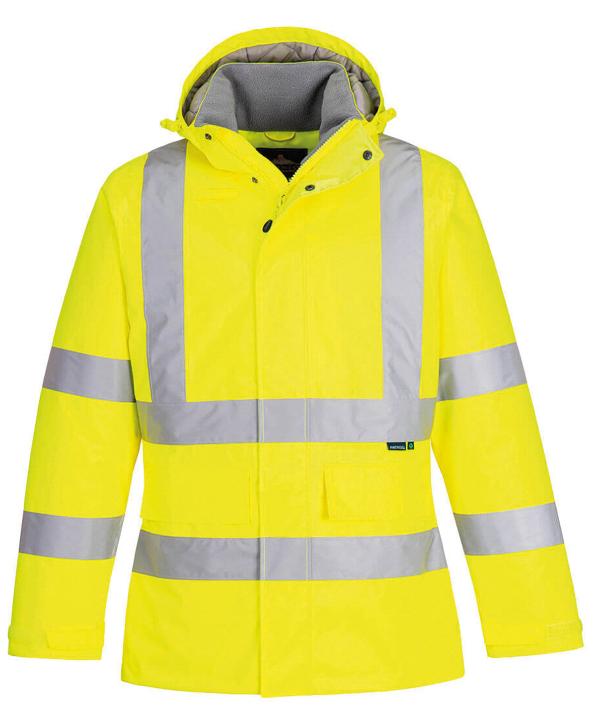 Jackets - Ekologisk hi-vis vinterjacka för värme Yellow