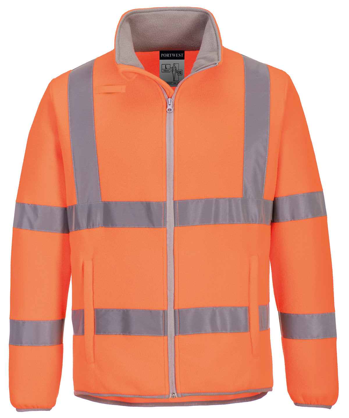 Fleece - Högsynlig Ekofleecejacka Orange