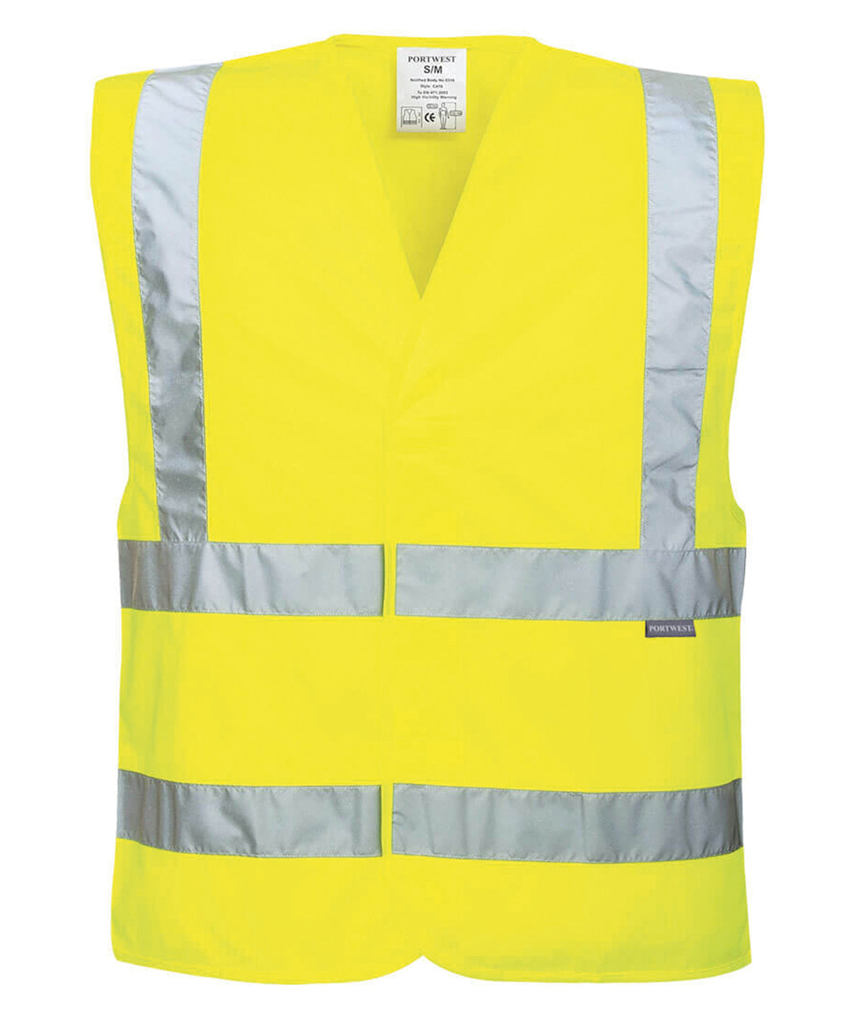 Safety Vests - Hållbar och Synlig Linne för Herrar Yellow