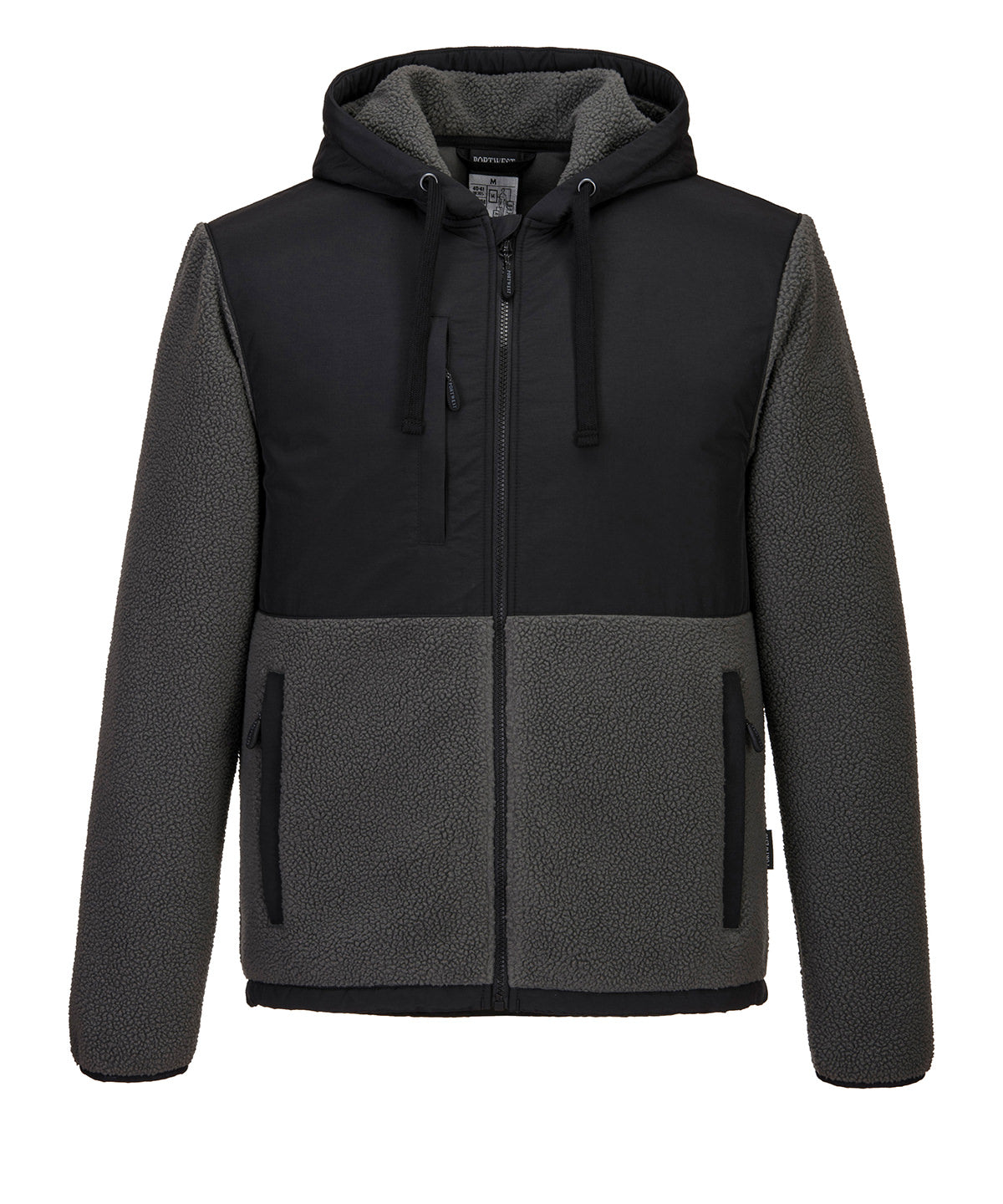 Fleece - KX3 Borg fleecejacka Black Grey