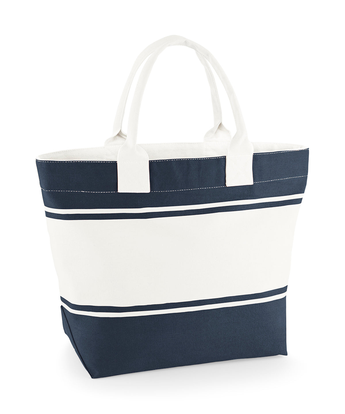 Bags - Stilren och Mångsidig Canvasväska från Off White Navy Off White One size