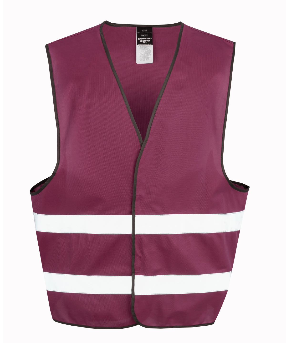 Safety Vests - Effektivt och Certifierat Överlinne för Optimal Synlighet Burgundy