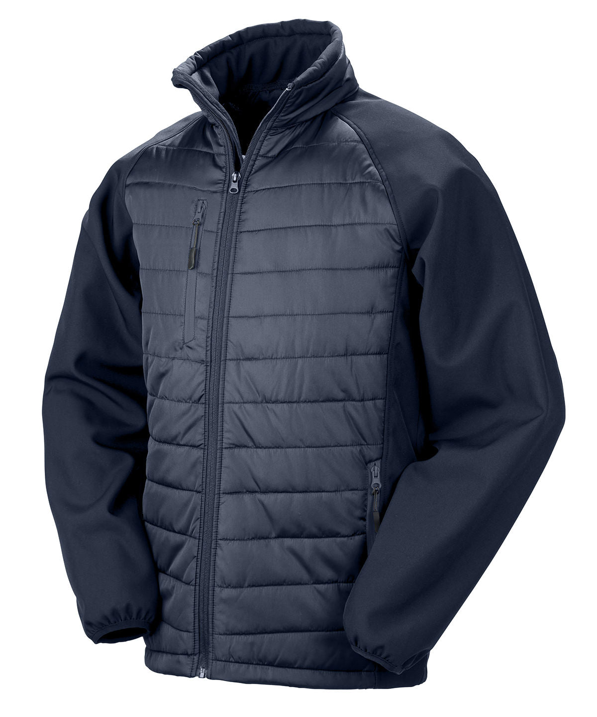 Softshells - Compass vadderad softshelljacka Navy Navy