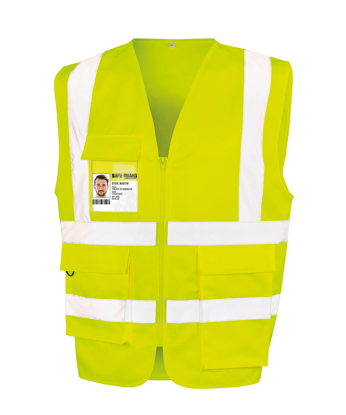 Safety Vests - Säkerhetslinne i slitstark polycotton Fluorescent Yellow