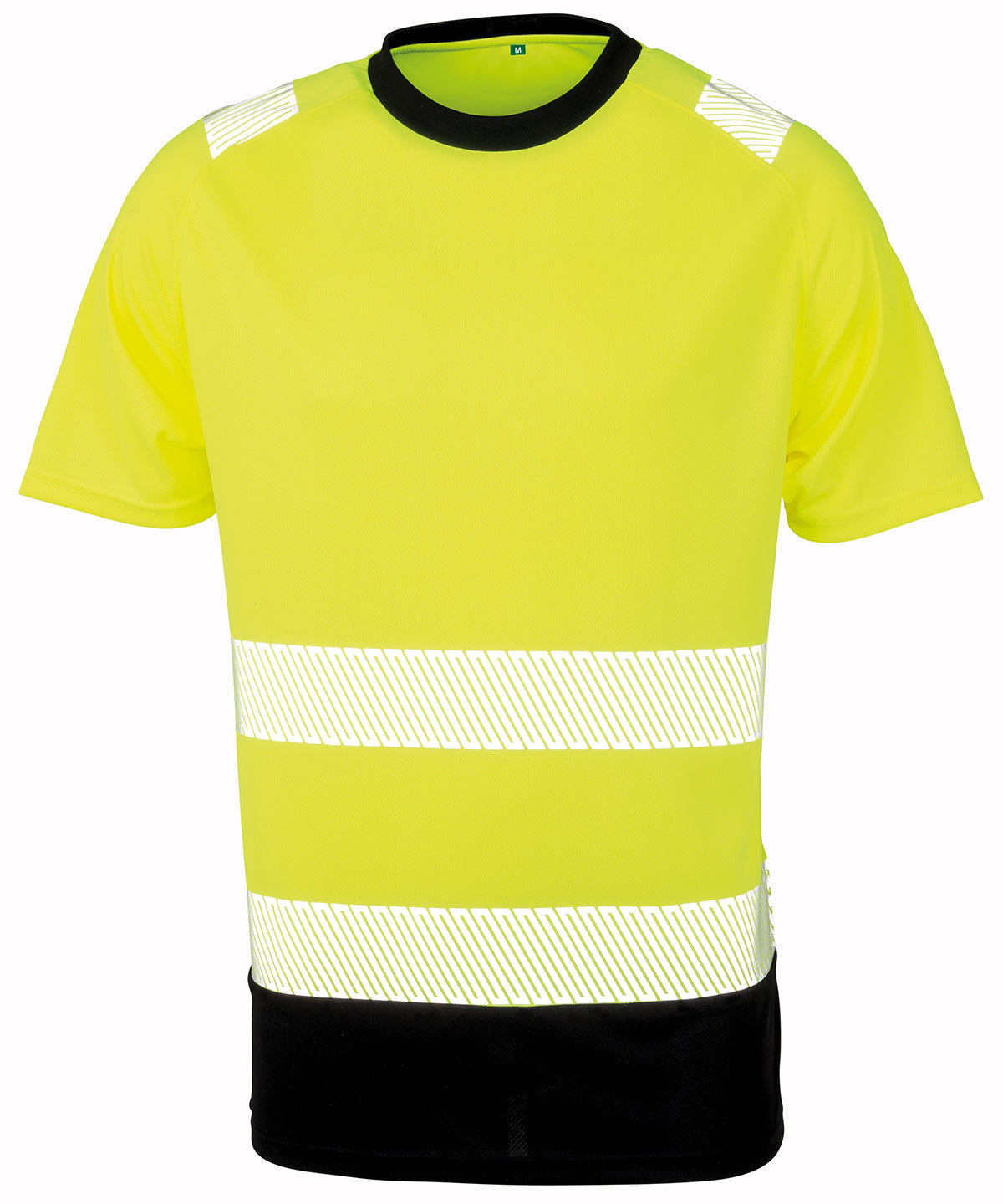 T-Shirts - Återvunnen säkerhetströja Fluorescent Yellow Black