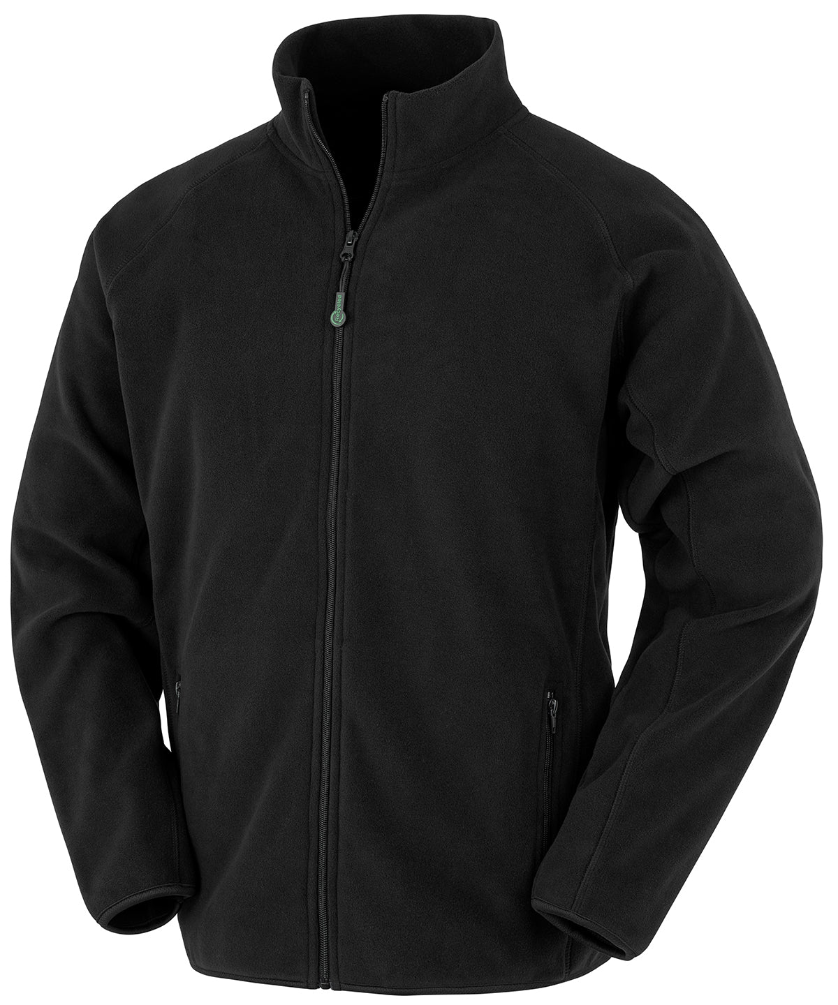 Fleece - Polartherm fleecejacka i återvunnet material Black