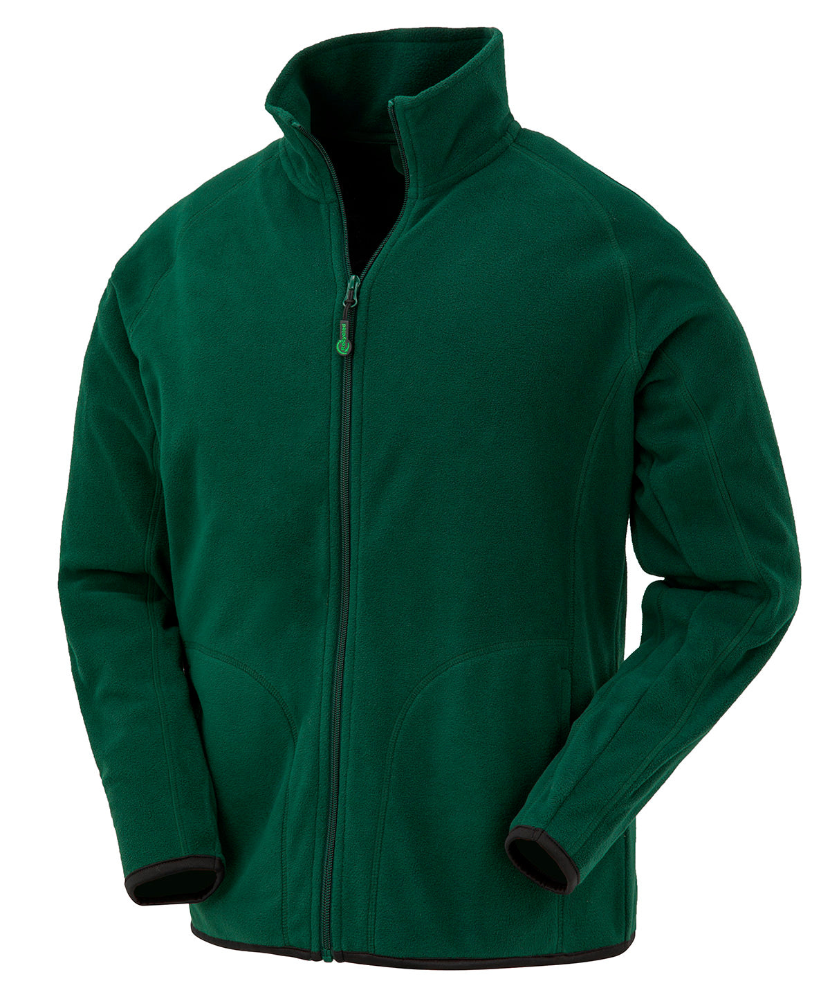 Fleece - Återvunnen Microfleecejacka Forest Green