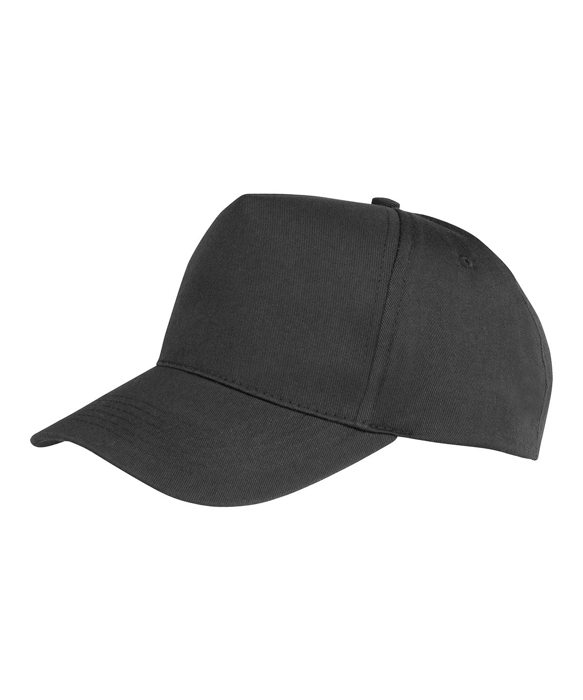 Caps - Återvunnen juniors baseballkeps Black One size