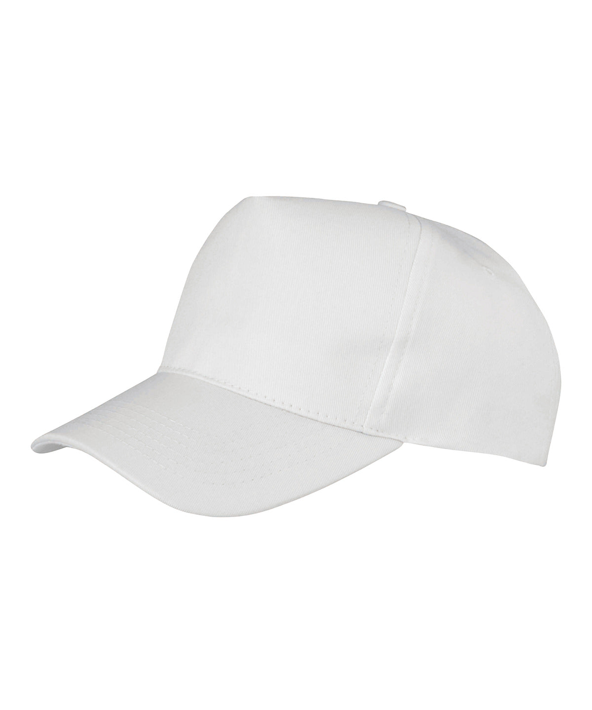 Caps - Återvunnen juniors baseballkeps White One size