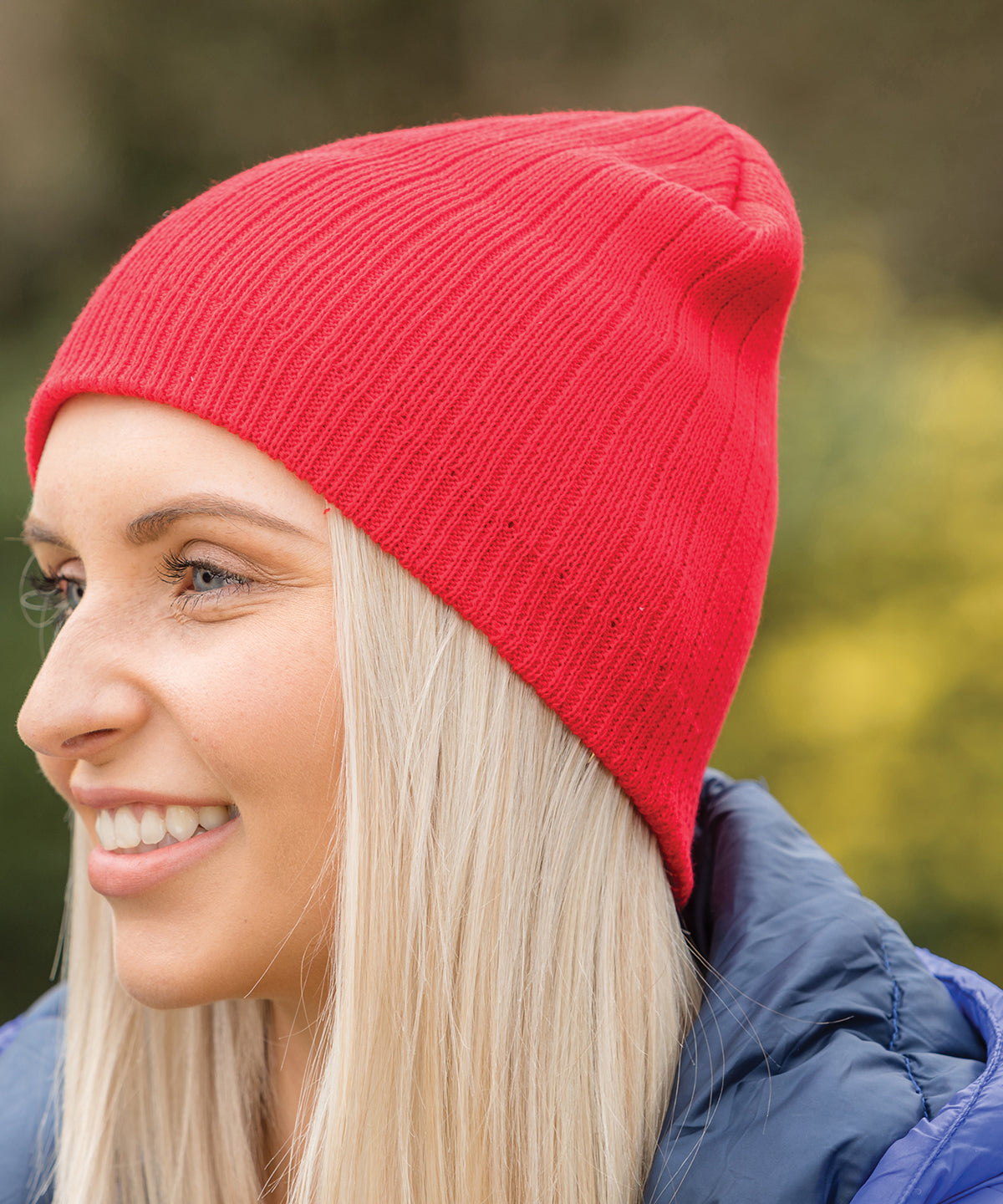 Beanies - Dubbelstickad bomullsmössa – klassisk look