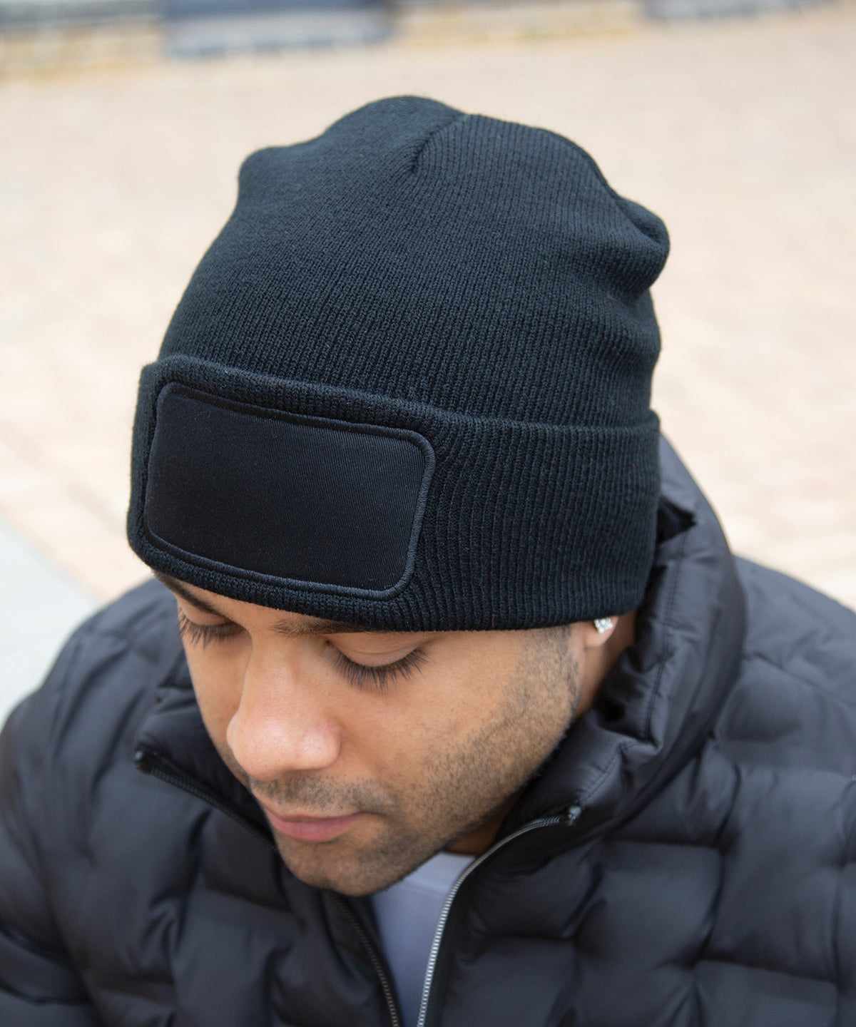 Beanies - Dubbelstickad Thinsulate Printa Beanie