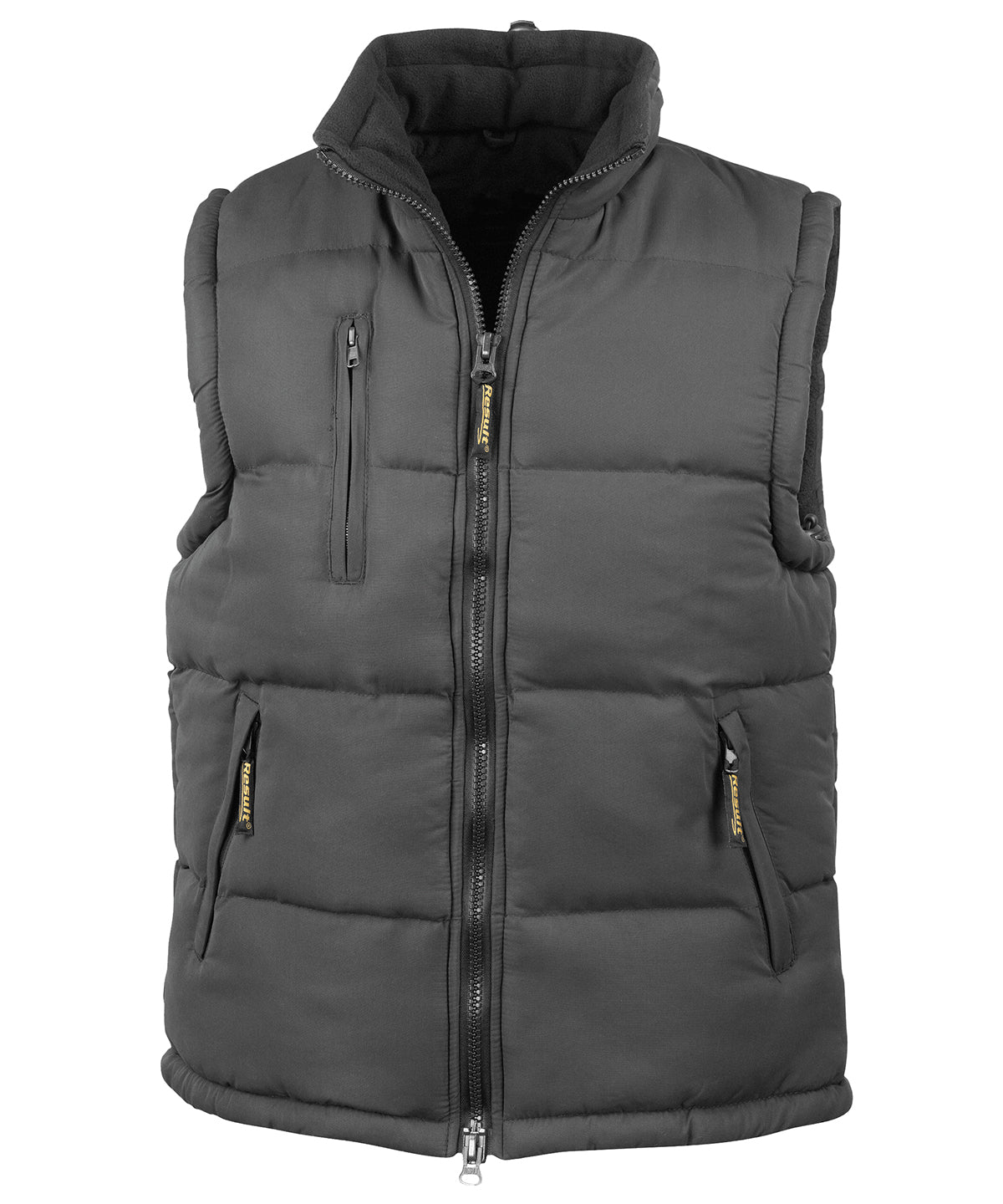 Gilets & Body Warmers - Ultra vadderad bodywarmer – extra värme och skydd Black