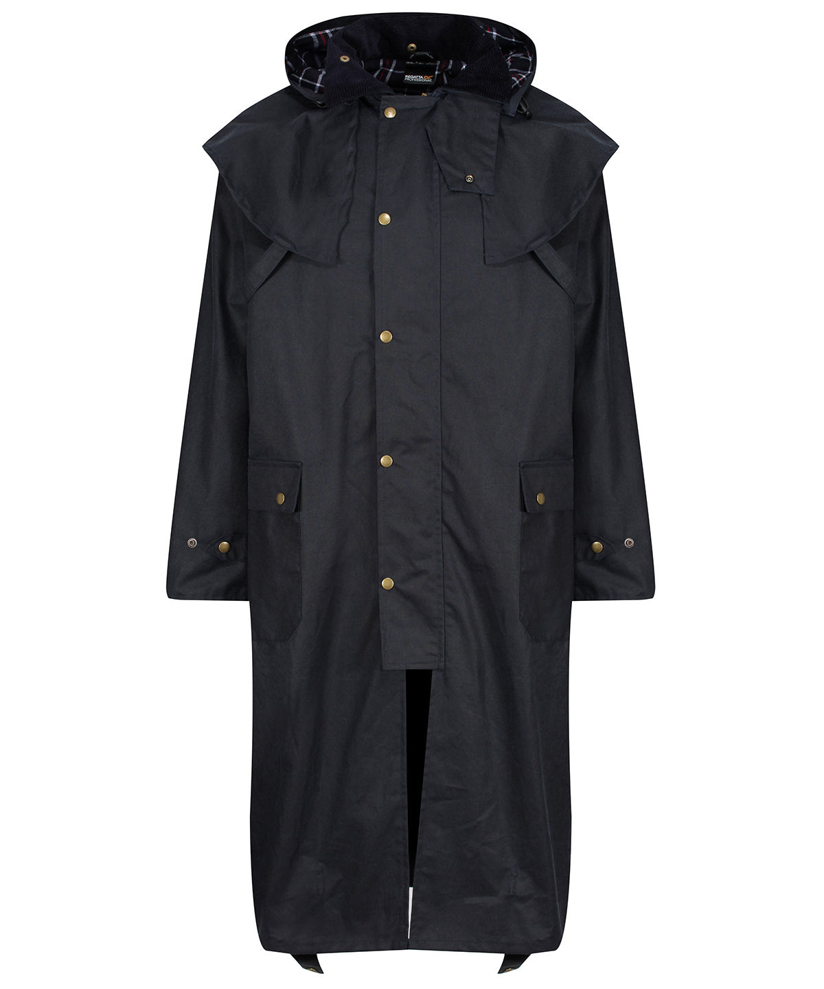 Jackets - Cranbrook caped wax riding jacket – klassisk elegans Navy